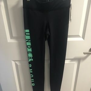 Green New Under Armour ColdGear Leggings Size XS